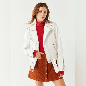 Urban Outfitter’s (Silence + Noise) Patent Leather Moto Jacket | XS